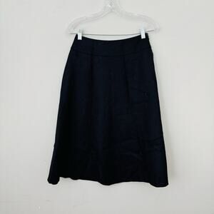 Framework Black A Line Wool Blend Skirt Women’s Size M